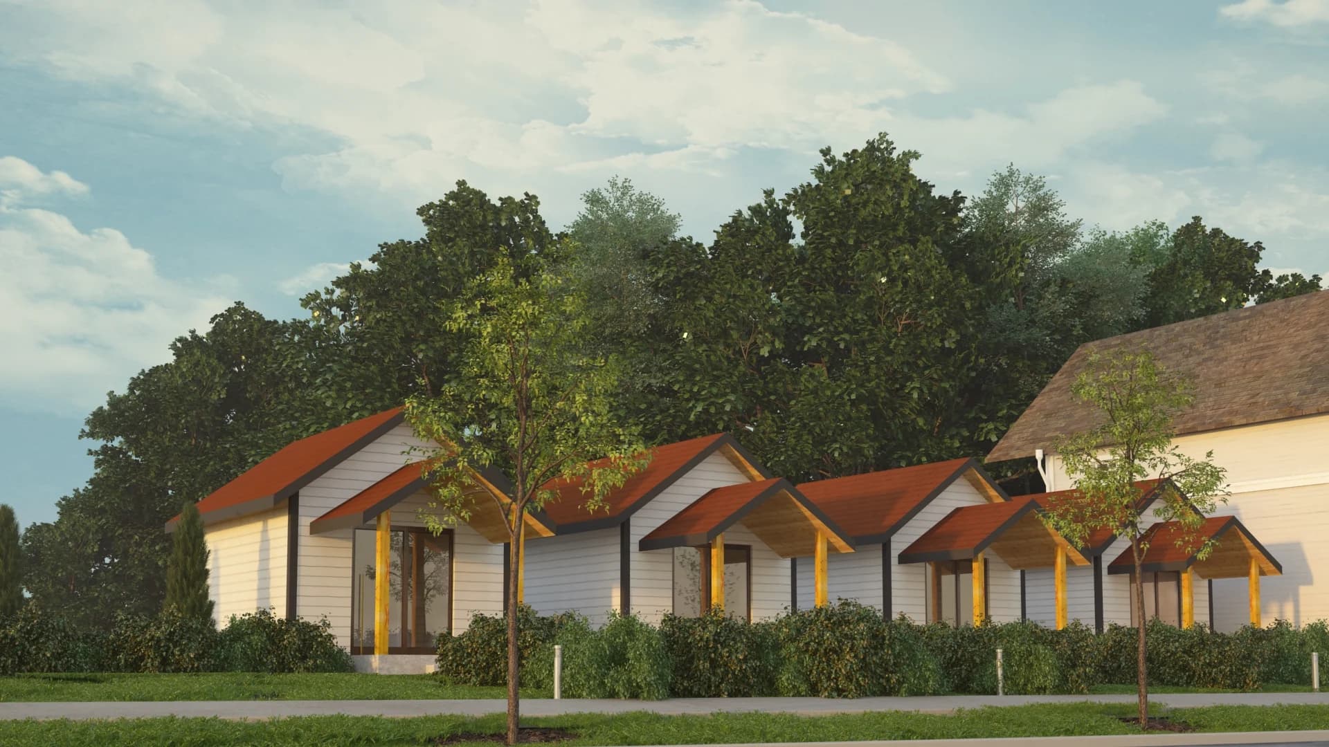 Prefab Wooden Resort 008